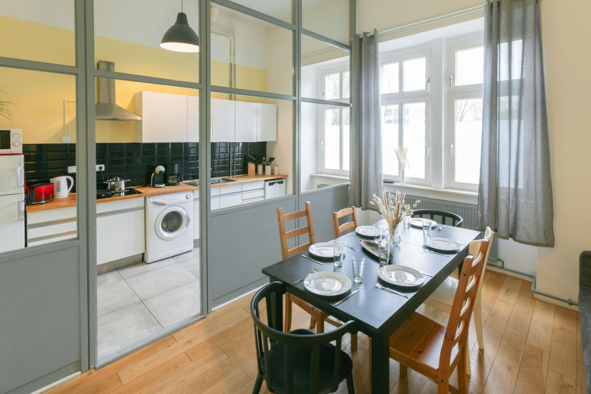 Apartamento Blue Chili 30 - Industrial Chic Im Coolen Wedding - Bis 7 Personen Berlín Exterior foto